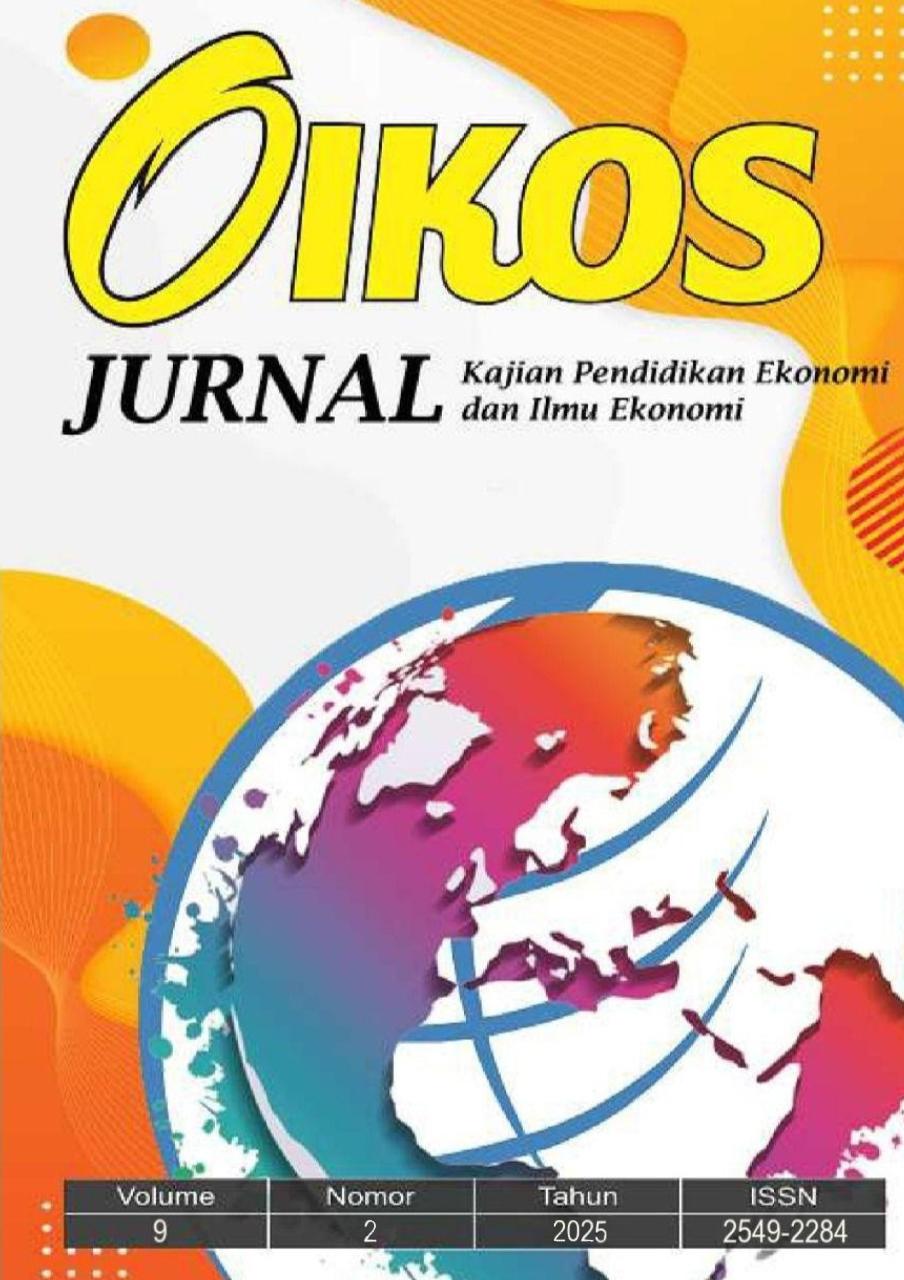 					View Vol. 9 No. 2 (2025): OIKOS: Jurnal Kajian Pendidikan Ekonomi dan Ilmu Ekonomi
				