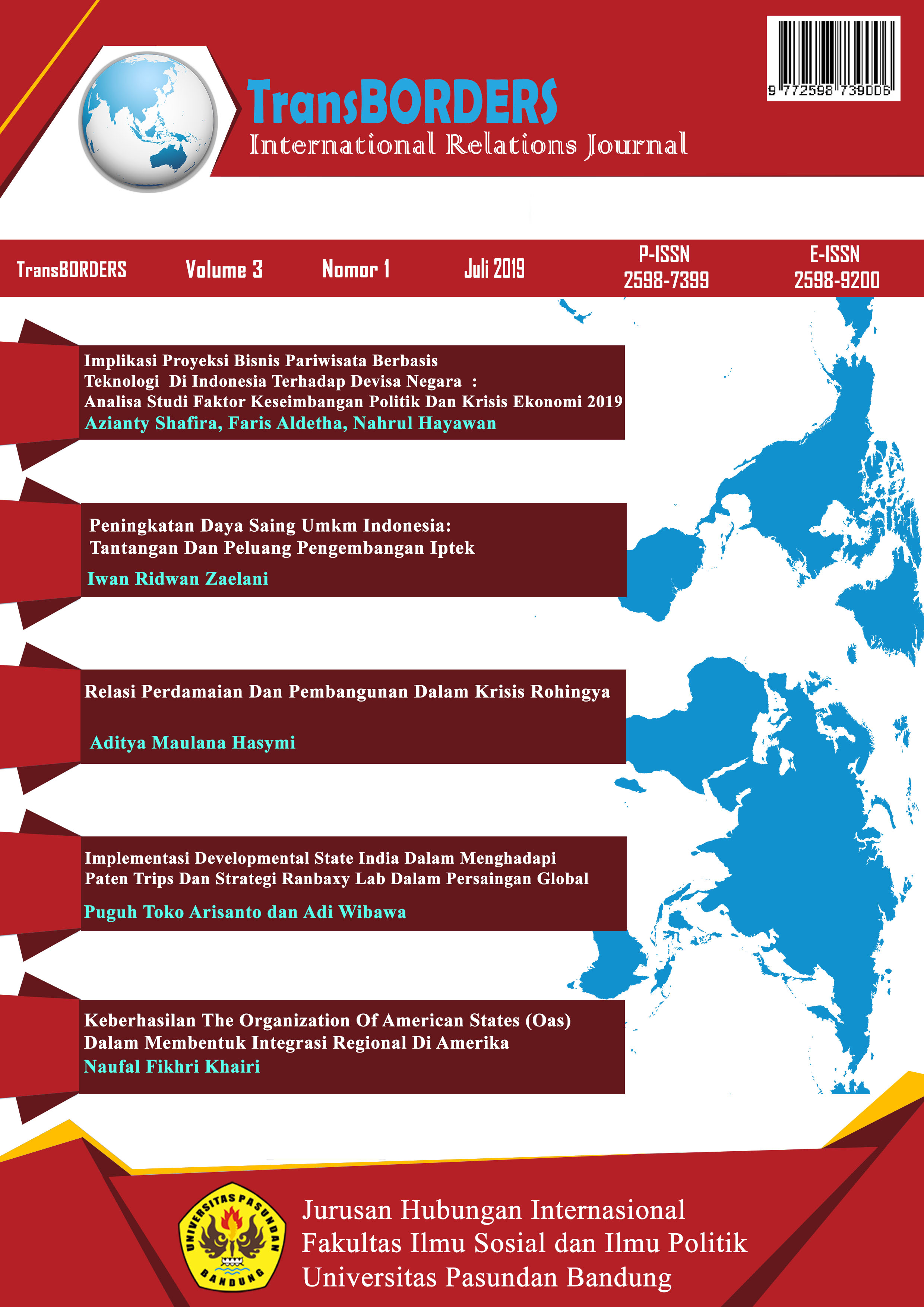 					View Vol. 3 No. 1 (2019): TransBorders: International Relations Journal
				