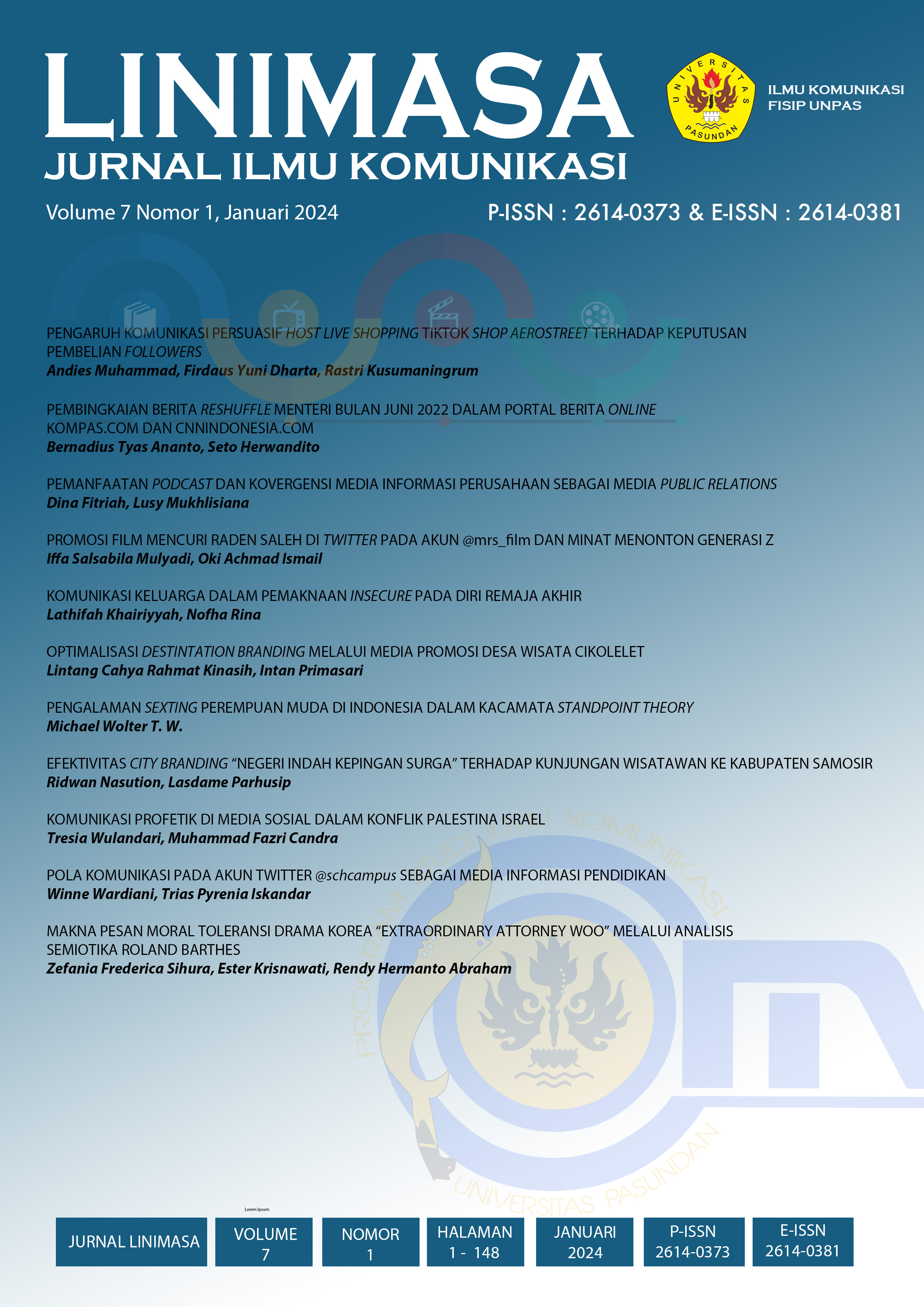 					View Vol. 7 No. 1 (2024): Januari 2024
				