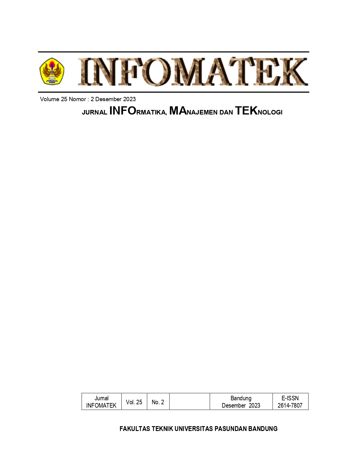 					View Vol. 25 No. 2 (2023): Volume 25 No. 2 Desember 2023
				