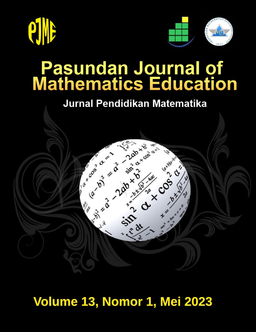 					View Vol. 13 No. 1 (2023): Pasundan Jornal of Mathematics Education: Jurnal Pendidikan Matematika
				
