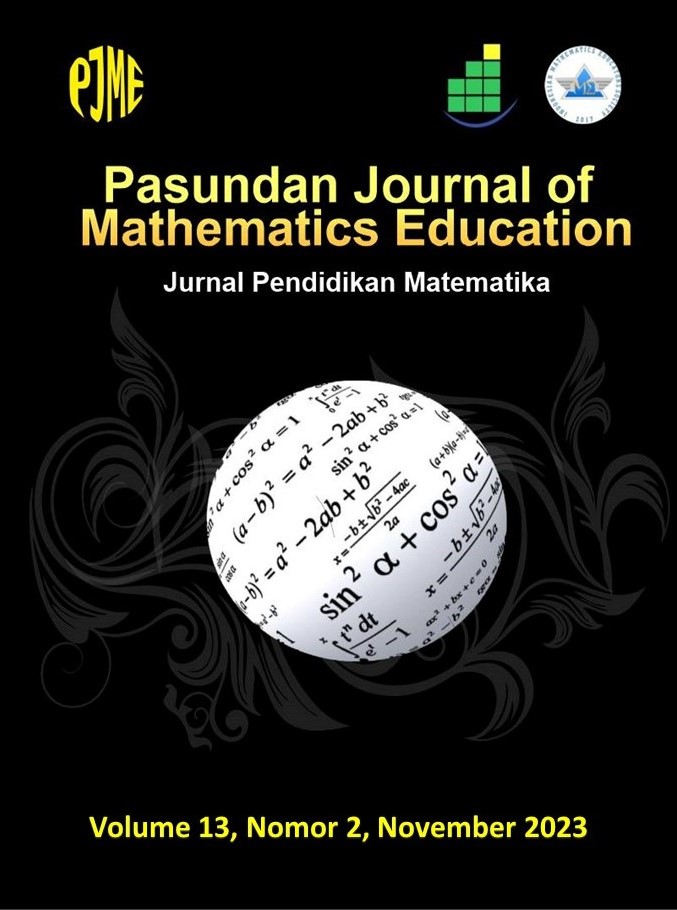 					View Vol. 13 No. 2 (2023): Pasundan Journal of Mathematics Education: Jurnal Pendidikan Matematika
				