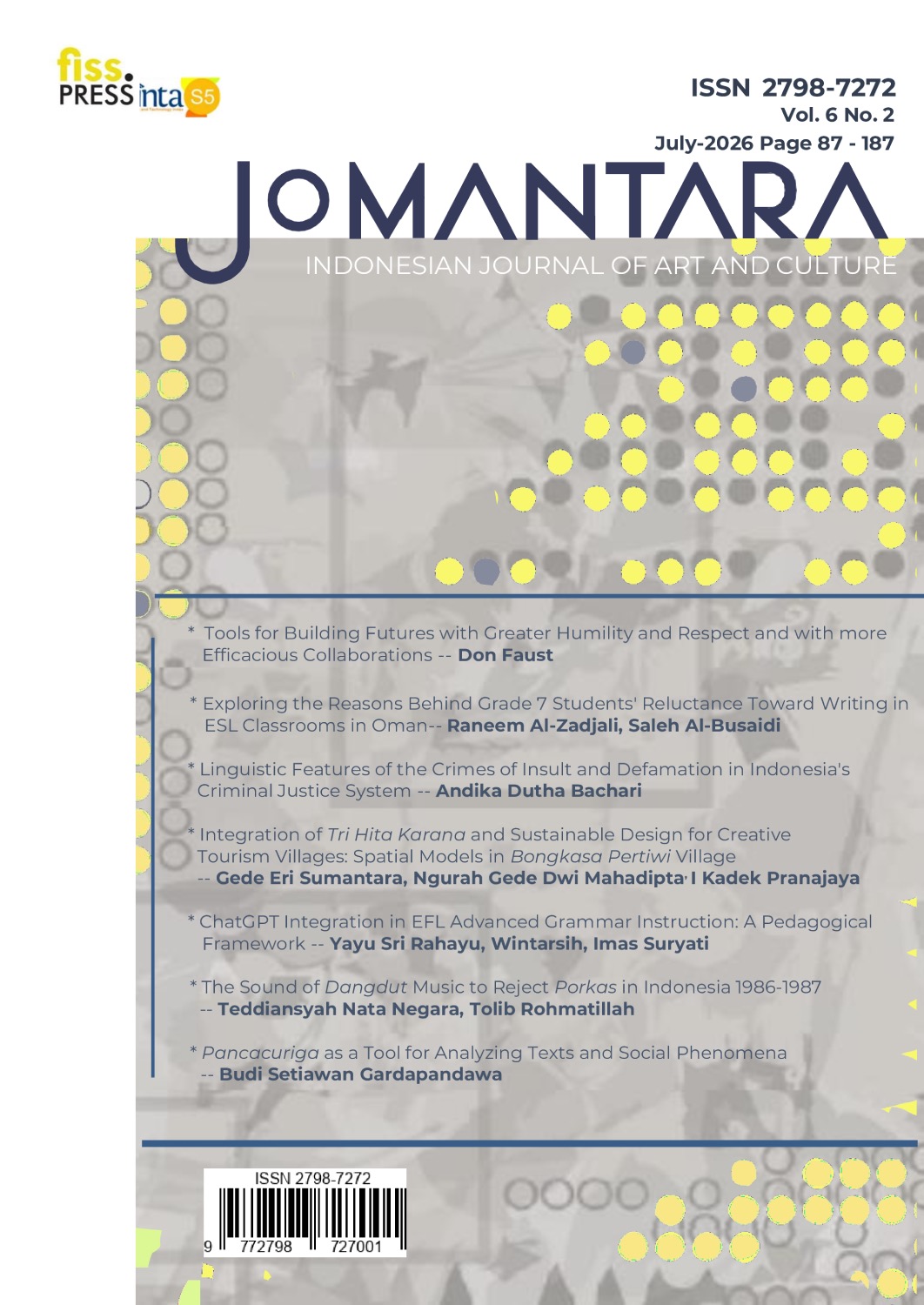 					View Vol. 6 No. 02 (2026): Vol. 6 No. 2 July 2026
				