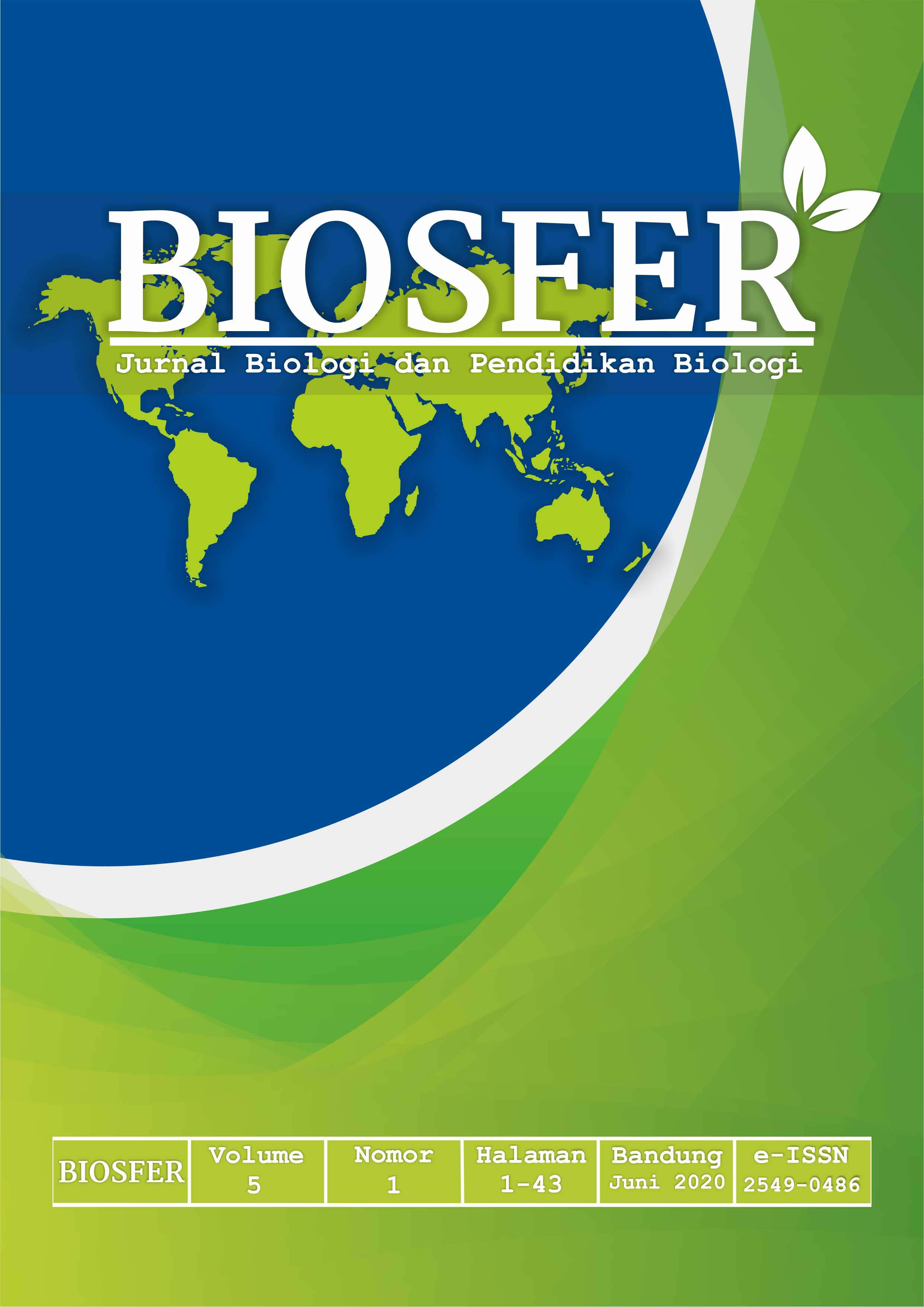 					View Vol. 5 No. 1 (2020): BIOSFER: Jurnal Biologi dan Pendidikan Biologi
				